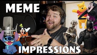 Characters Saying Memes  Impressions [upl. by Ynnaffit]