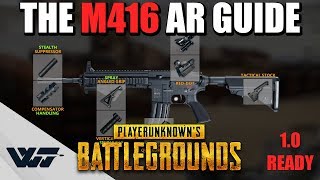 GUIDE How to PROPERLY use the M416 Assault Rifle Its Awesome in PUBG [upl. by Elodie]