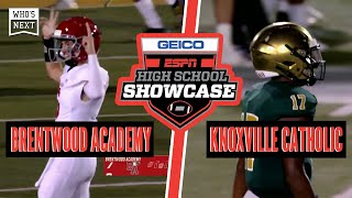 Brentwood Academy TN vs Knoxville Catholic TN  ESPN Broadcast Highlights [upl. by Hanyaz]