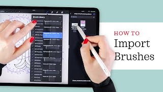 How to Install Brushes amp Files in Procreate  Easy Steps [upl. by Vedi136]