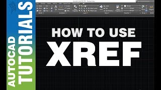 How to use xref in autocad I Tagalog [upl. by Haelem]