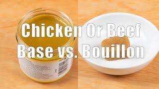 Chicken or Beef Base vs Bouillon Home Cooking 101 DiTuro Productions [upl. by Aikam]