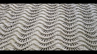 How to Crochet Feather and Fan Stitch [upl. by Eberle]