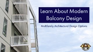 Modern Balcony Design with Prefabricated Aluminum Balconies [upl. by Fisuoy]