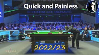 Playing Well  Ronnie OSullivan vs Lukas Kleckers  2022 NIO L128 ‒ Snooker [upl. by Stevens391]