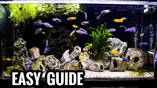 How to Setup an AFRICAN CICHLID Aquarium [upl. by Yrdnal]