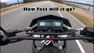 Kawasaki KLX300 Top Speed Test [upl. by Araid]