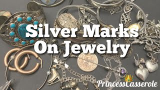 Silver Markings on Jewelry Sterling Silver Markings  What They Mean [upl. by Nala]