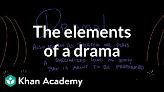 The elements of a drama  Reading  Khan Academy [upl. by Ary404]