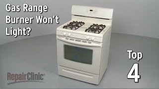 Top Reasons Gas Burner Won’t Light — Gas Range Troubleshooting [upl. by Derr]