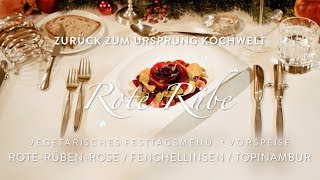 Kochwelt  vegetarisches Festtagesmenü  Vorspeise Rote Rübe [upl. by Ilzel109]