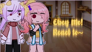 Obey Me react to Replaced Mc AU [upl. by Yroggerg]