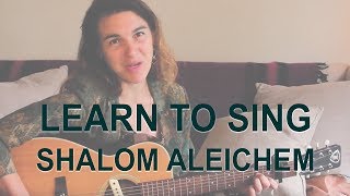 Shalom Aleichem  lyrics and singing with Alicia Jo Rabins [upl. by Nared]