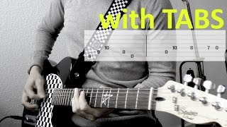 Three Days Grace Never too late Guitar Cover with Tabs [upl. by Laurinda447]