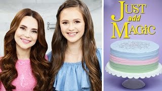 JUST ADD MAGIC CAKE ft Olivia Sanabia NERDY NUMMIES [upl. by Adnorehs]