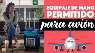 ¿Qué se considera equipaje de mano en un avión [upl. by Peckham]