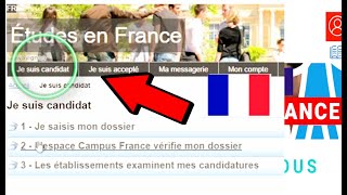 TOUT LE SITE CAMPUS FRANCE EXPLIQUÉ DE A à Z  réussir la procédure études en France [upl. by Aisilef]