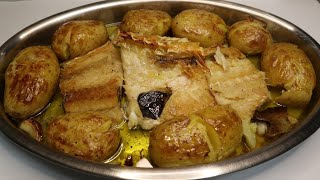 Bacalhau no forno com batatas a murro [upl. by Orlina]