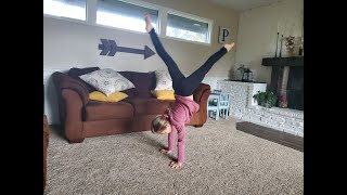 How To Learn Gymnastics At Home  6 Beginner Gymnastic Moves [upl. by Yesnyl838]