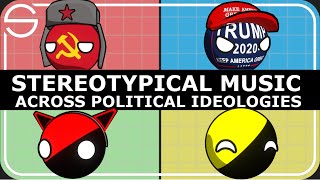 Stereotypical Music across Political Ideologies  Political Compass [upl. by Esilahc]