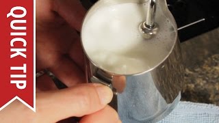 How to AutoFroth Milk for Lattes [upl. by Niltiac]