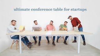 How To Build a Conference Table  Free Plans [upl. by Trin50]