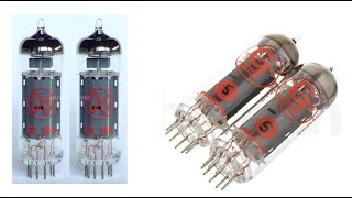 Tube check JJ Electronic EL84 vs Groove Tubes EL84S [upl. by Elleinet596]