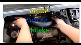 Smart Car Air Intake Install on Smart fortwo model 451 KN Filter [upl. by Stavros592]