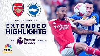 Arsenal v Brighton  PREMIER LEAGUE HIGHLIGHTS  5142023  NBC Sports [upl. by Gearhart284]