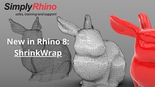 New in Rhino 8  ShrinkWrap [upl. by Lovel]