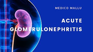 AGN  Acute Glomerulonephritis  Acute Nephritic Syndrome [upl. by Atiuqel]