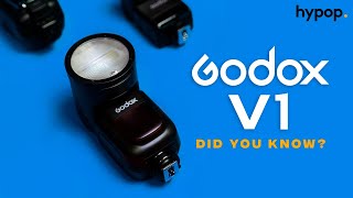 Godox V1 RoundHead Speedlite Tips and Tricks  Did You Know [upl. by Ahseekan]