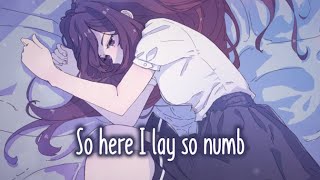 Nightcore  Numb Lyrics [upl. by Ettenuj]