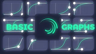 SMOOTH BASIC GRAPHS  Alight Motion Tutorial [upl. by Gisser]