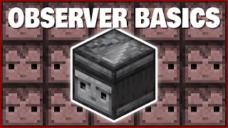 Minecraft Observer Basics  How to Use Observers [upl. by Ragouzis933]