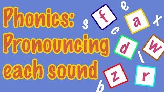 English Letter Pronunciation  Phonics [upl. by Ferree562]