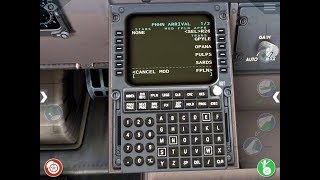 Creating an FMS Flight Plan [upl. by Naibaf]