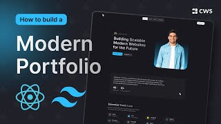 CREATE a Stunning REACT JS Portfolio Website in 3 Hours [upl. by Koch69]