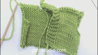 How to knit an easy shawl collar [upl. by Cairistiona]