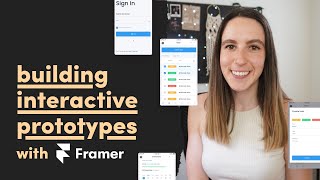 Building interactive prototypes with Framer [upl. by Nae]