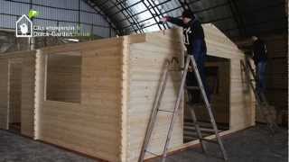 How To Build a Log Cabin  Assembly Instructions [upl. by Ahmed]