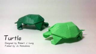 Origami Turtle Robert J Lang [upl. by Nydnarb]