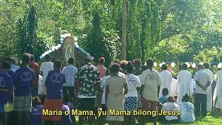 O MAMA MARIA  song in tok pidgin  Holy Name of Mary Seminary  Solomon Islands [upl. by Bissell]