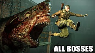 Zombie Army 4 Dead War  All Bosses With Cutscenes HD 1080p60 PC [upl. by Tirreg58]