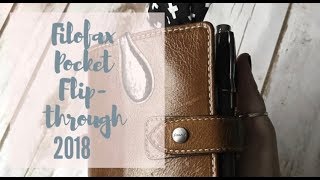 Filofax Malden Pocket FlipThrough 2018 [upl. by Rudy]