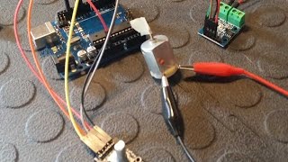 Control a DC Motor using the L9110S driver and a Rotary Encoder with an Arduino  Tutorial [upl. by Neelrad]