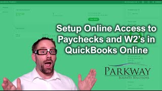 Setup Online Access To Pay stubs With QuickBooks Online Payroll [upl. by Charmine]