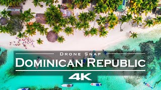 Dominican Republic 🇩🇴  by drone 4K [upl. by Ednalrym]