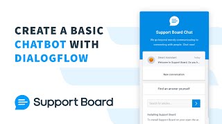 Create a basic chatbot with Dialogflow [upl. by Minette492]