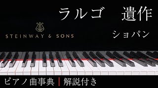 【ピアノ曲事典】ラルゴ 変ホ長調 遺作｜ショパン [upl. by Hotze797]